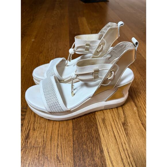 Nero Giardini Bungee Platform Wedge Sandal Size 39 - Picture 2 of 11
